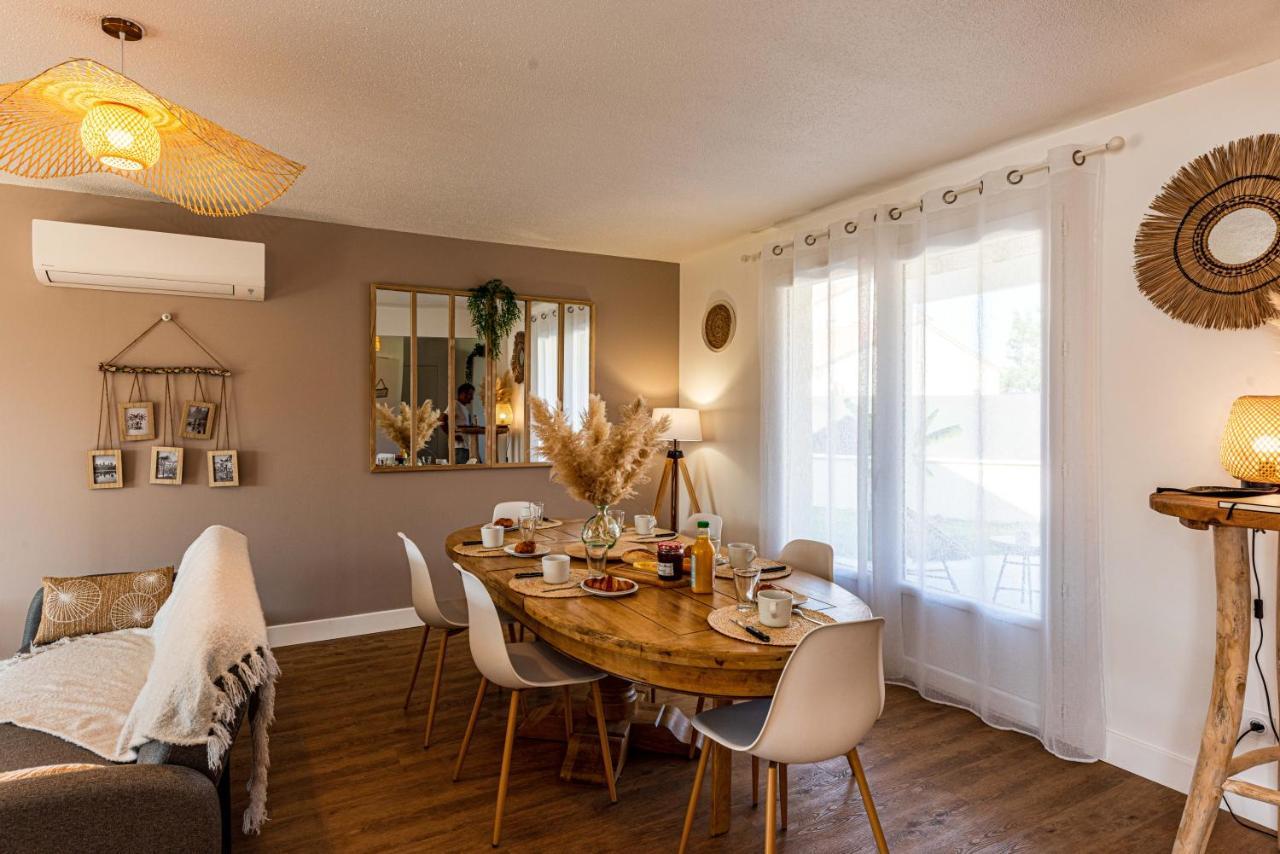 Bon-Encontre Villa Des Oliviers Sublime Villa Avec Piscine Chauffee Et Privee Et Baby Foot מראה חיצוני תמונה