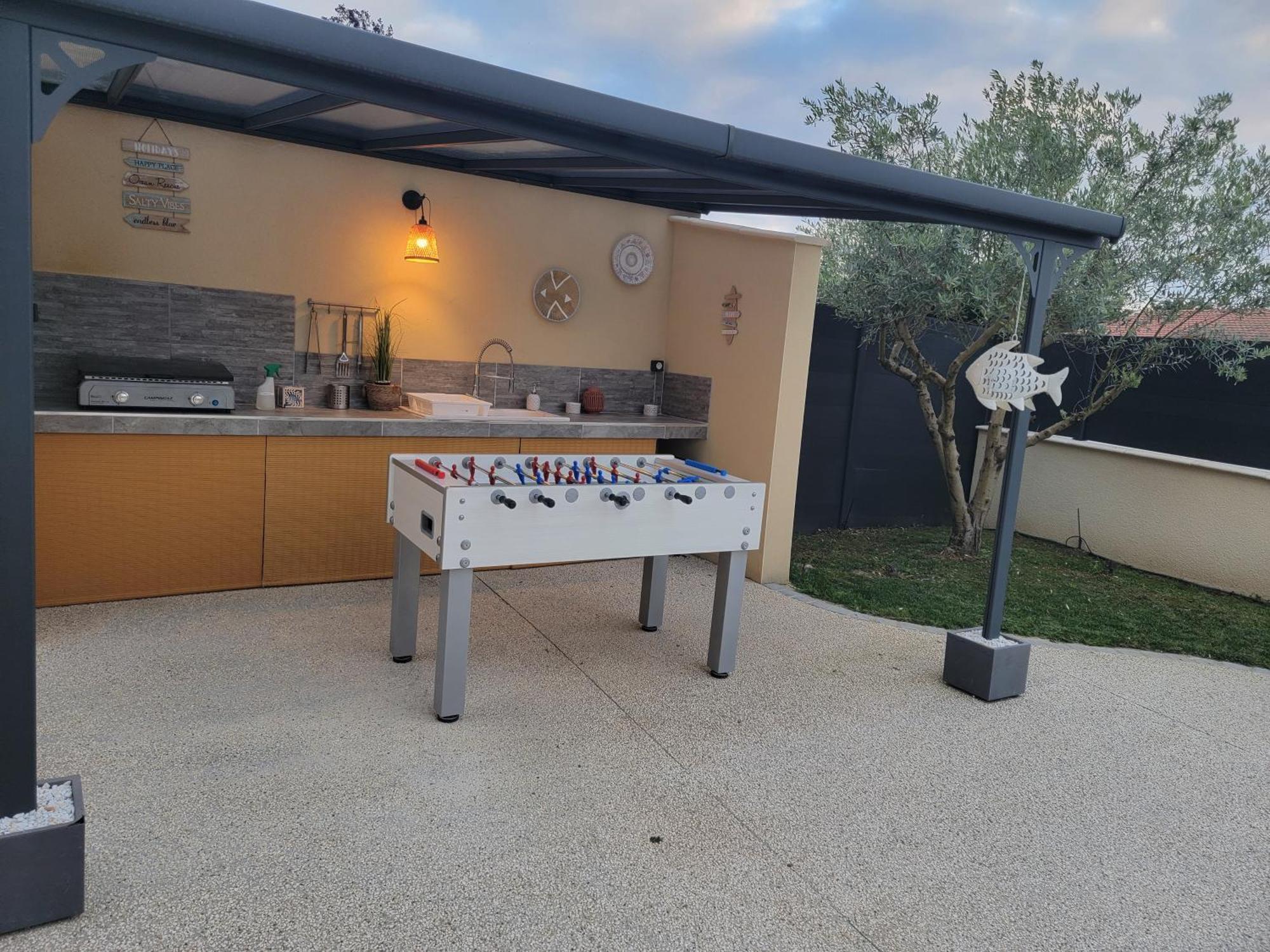 Bon-Encontre Villa Des Oliviers Sublime Villa Avec Piscine Chauffee Et Privee Et Baby Foot מראה חיצוני תמונה
